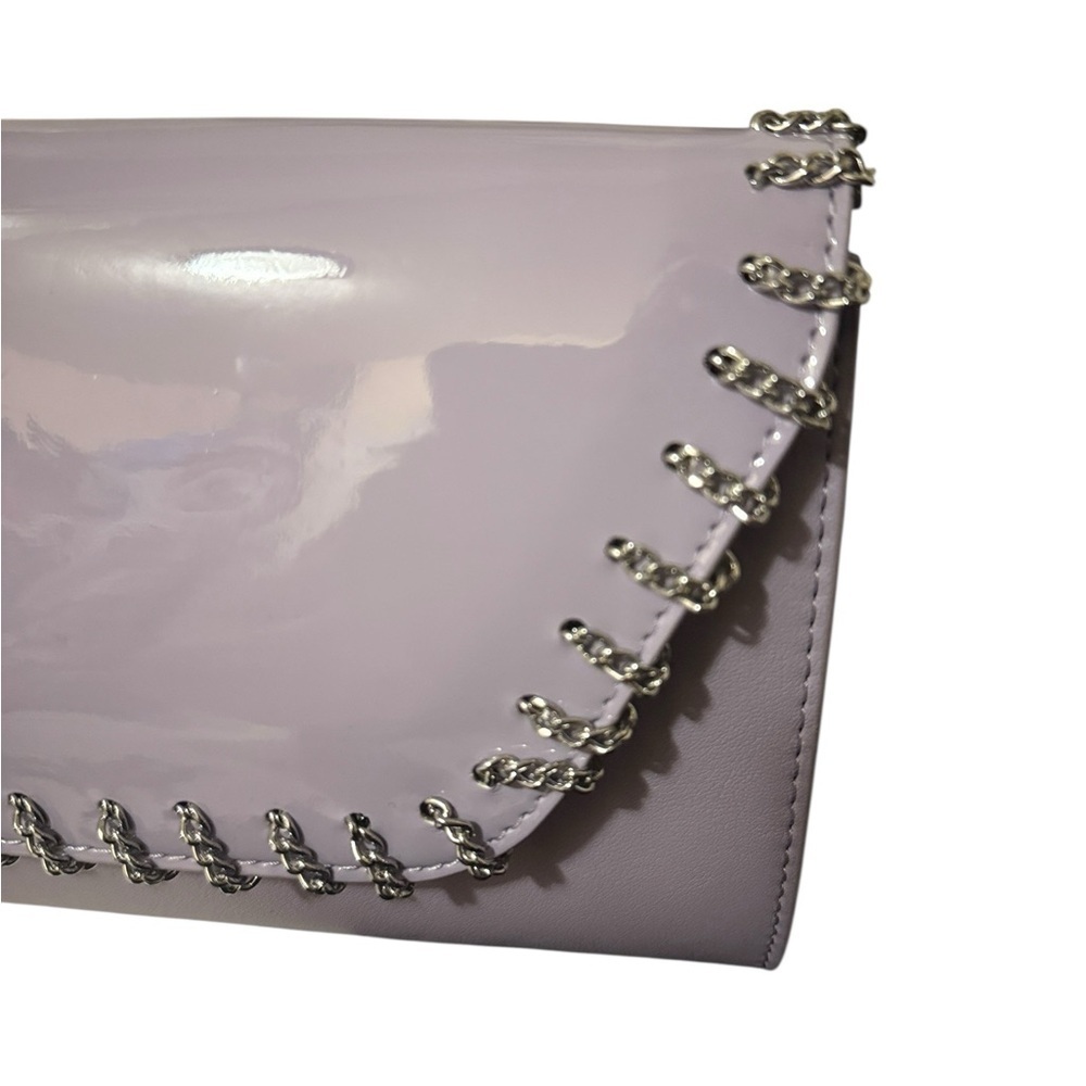 White House Black Market Purple Clutch.  new - Picture 5 of 13